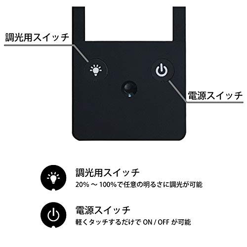 日揮 卓上式LED作業灯 NLUD120-25BT-AC Amazon.co.jp: クランプ式LED作業灯 デスクライト 調光機能 AC